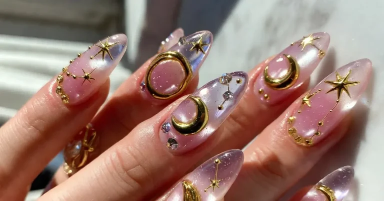 Celestial Jelly Nails
