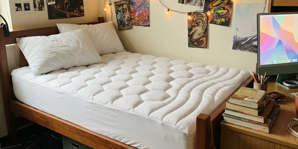Bedsure Twin XL Mattress Pad - Soft Mattress Topper for College Dorm Room Essentials