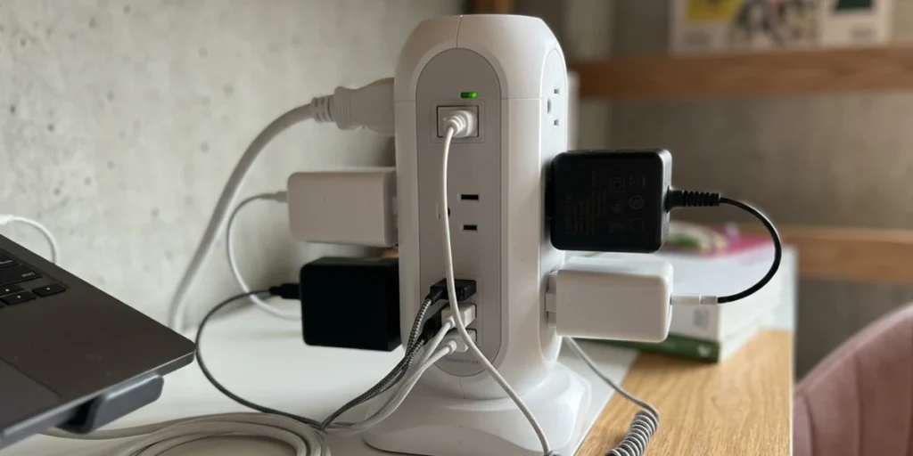TESSAN Protector Extension Charging Essentials Power Strip