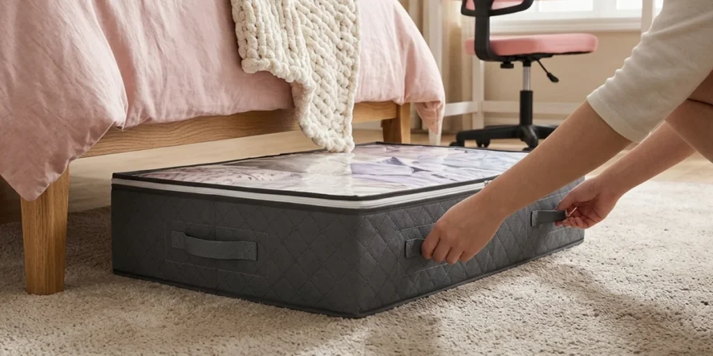 Underbed Containers Organizer Capacity Organization