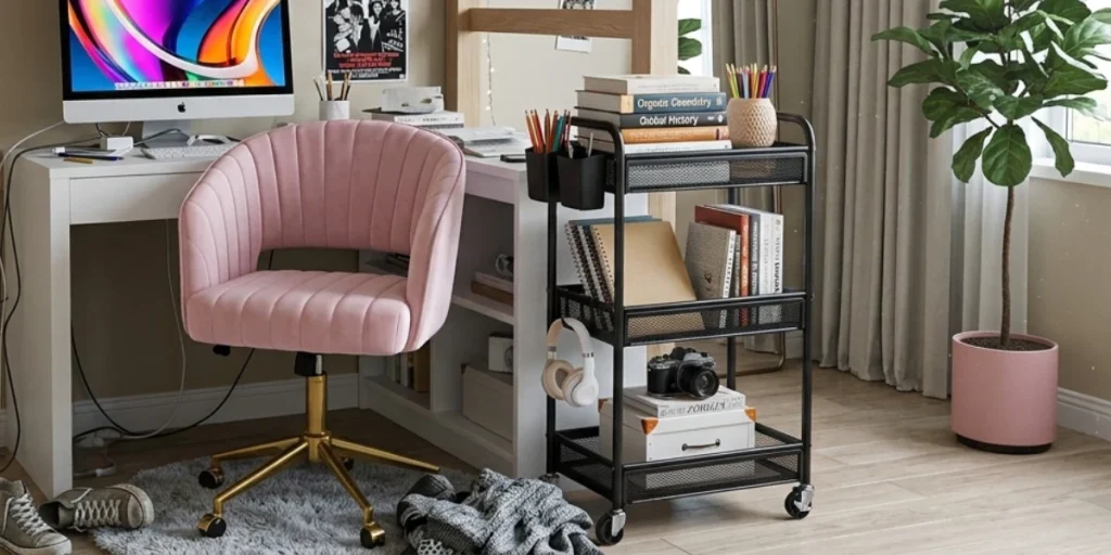 YASONIC Tier Rolling Cart Organizer