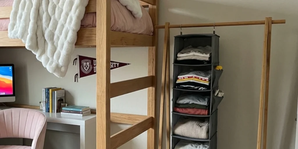 YOUDENOVA Hanging Organizer 6-Shelf Storage