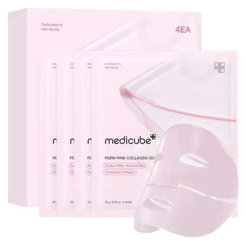 medicube Jelly Gel Mask with Salmon DNA PDRN Pink Collagen Glass Skin Mask