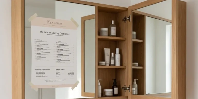 skincare layering checklist order